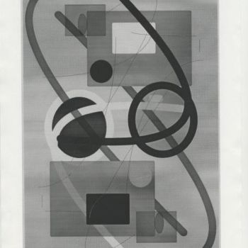 Grafika cyfrowa / sztuka generowana cyfrowo zatytułowany „Graue Serie III” autorstwa Masch, Oryginalna praca