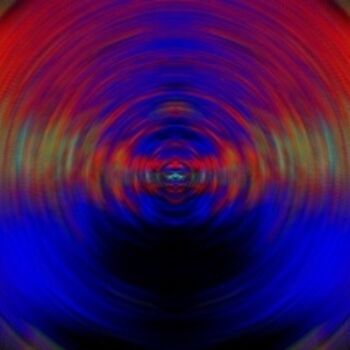 Digitale Kunst mit dem Titel "color of sound 2-06" von Schockraum, Original-Kunstwerk