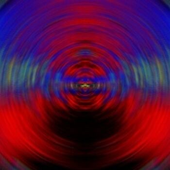 Digitale Kunst mit dem Titel "color of sound 2-08" von Schockraum, Original-Kunstwerk