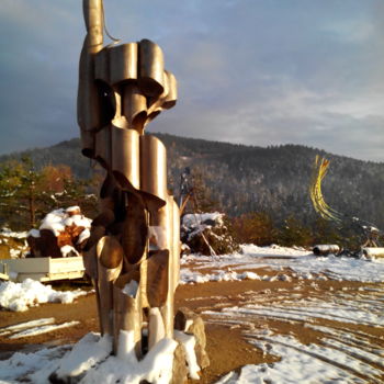 Sculptuur getiteld "fontaine de jouvean…" door Bia, Origineel Kunstwerk