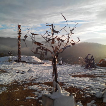 Sculpture titled "arbre généalogique" by Bia, Original Artwork