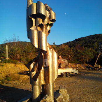 Sculpture intitulée "fontaine" par Bia, Œuvre d'art originale