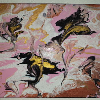 Pintura intitulada "Fleurs sauvages" por Caro Schwalm, Obras de arte originais, Acrílico