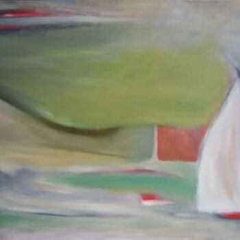 Картина под названием "Approaching Avalon" - Scott Spencer, Подлинное произведение искусства, Масло Установлен на Деревянная…