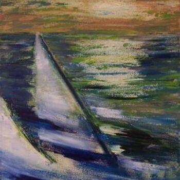 Pintura titulada "Sailing" por Scott Spencer, Obra de arte original, Oleo Montado en Bastidor de camilla de madera