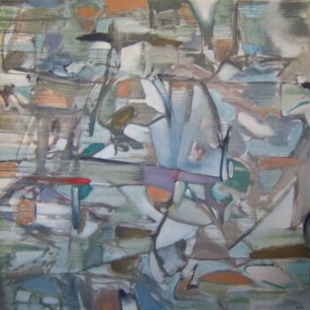 Pintura titulada "Fly Fishing" por Scott Spencer, Obra de arte original, Oleo Montado en Bastidor de camilla de madera