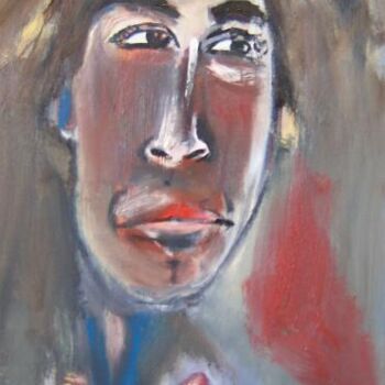 Painting titled "Tears of Indifferen…" by Scott Spencer, Original Artwork, Oil Mounted on Wood Stretcher frame