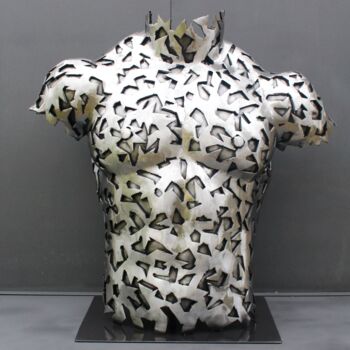 Скульптура под названием "" Forged Through Wi…" - Scott Wilkes, Подлинное произведение искусства, Металлы