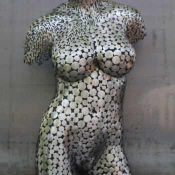 Sculpture intitulée "" Transition "" par Scott Wilkes, Œuvre d'art originale, Métaux