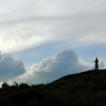Photography titled "Vierge et nuages" by Scott A. Marlin, Original Artwork