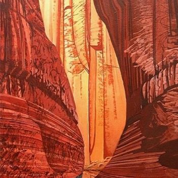 Painting titled "West Canyon" by Scott Geary, Original Artwork