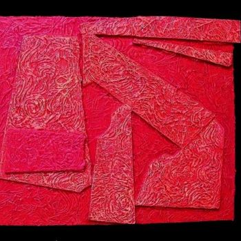 Painting titled "Shard Series , Red" by Scott Geary, Original Artwork