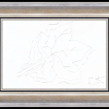 Drawing titled "Autumn Winds - Leaf…" by Scribblesnotscribbles, Original Artwork, 2D Digital Work Mounted on Other rigid pan…