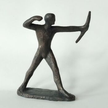 Skulptur mit dem Titel "The Archer" von Alexander Eremin, Original-Kunstwerk, Bronze