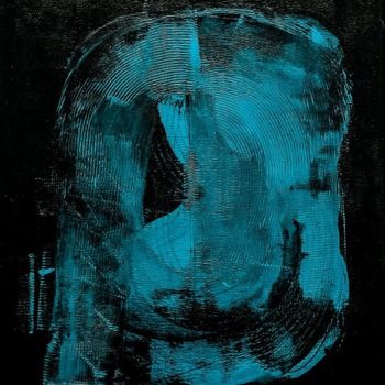 Pintura titulada "Mamy blue" por Sculpeinte Concept Dany, Obra de arte original, Acrílico Montado en Bastidor de camilla de…