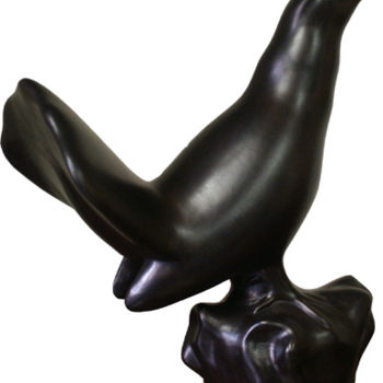 Sculpture intitulée "Coq de bruyère" par Pascal Levallois, Œuvre d'art originale