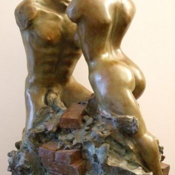 Sculpture titled "V de Victoire" by Leonor Luis, Original Artwork