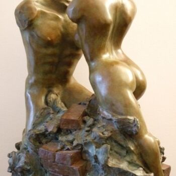 Sculpture titled "v de victoire" by Leonor Luis, Original Artwork
