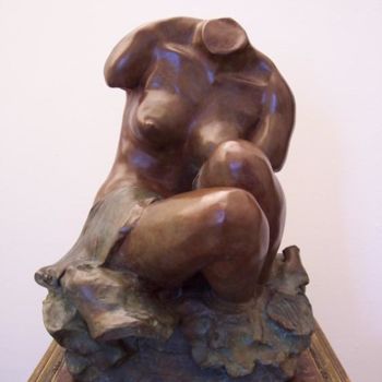 Escultura intitulada "Charmeuse" por Leonor Luis, Obras de arte originais