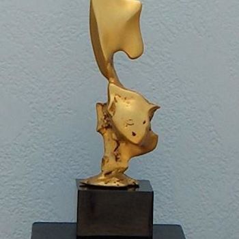 Skulptur mit dem Titel "Pegasus" von Richard Beaulieu, Original-Kunstwerk, Stein