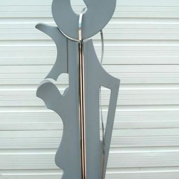 Escultura titulada "Shadow Caster" por Richard Beaulieu, Obra de arte original, Metales