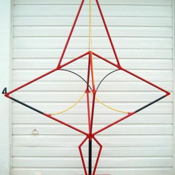 Sculpture intitulée "Noth Star" par Richard Beaulieu, Œuvre d'art originale, Métaux