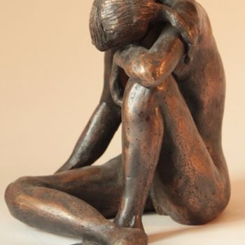 Escultura titulada "Dream oh little dre…" por Reno Sculpteur, Obra de arte original, Bronce