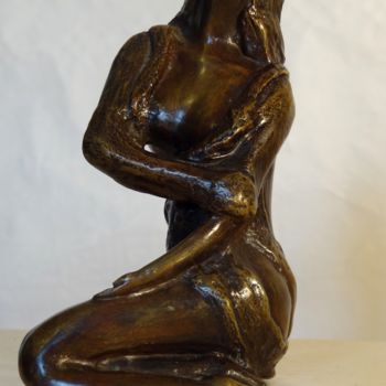 Sculpture titled "sauvageonne" by Alg, Original Artwork, Metals