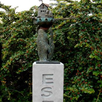 Sculptuur getiteld "Fabrice-Lebar.jpg" door Sculptures Au Jardin, Origineel Kunstwerk