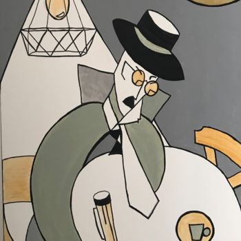 Painting titled "Pessoa" by Sdurao, Original Artwork, Acrylic