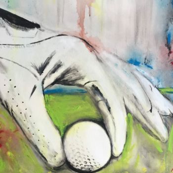Peinture intitulée "Golf #1" par Sdurao, Œuvre d'art originale, Acrylique