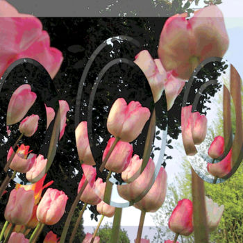 Artes digitais intitulada "Garden View 16" por Kenneth Grzesik, Obras de arte originais, Trabalho Digital 2D