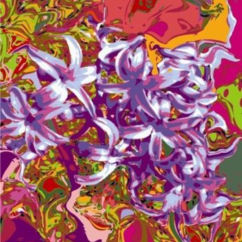 Arte digitale intitolato "Spring Aura #2" da Kenneth Grzesik, Opera d'arte originale