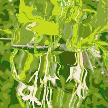Digitale Kunst mit dem Titel "Spring Aura #14" von Kenneth Grzesik, Original-Kunstwerk