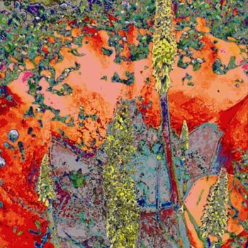 Digitale Kunst mit dem Titel "Spring Aura #87" von Kenneth Grzesik, Original-Kunstwerk, Digitale Malerei