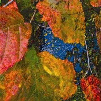 Digitale Kunst getiteld "Autumnly #5" door Kenneth Grzesik, Origineel Kunstwerk, Digitaal Schilderwerk