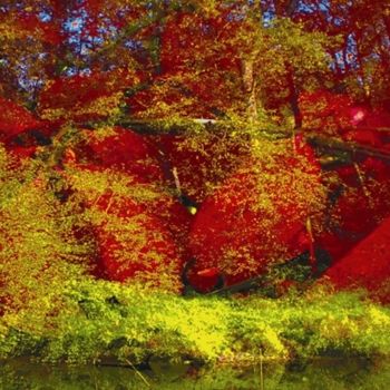Artes digitais intitulada "Autumnly #10" por Kenneth Grzesik, Obras de arte originais, Pintura digital