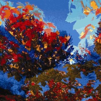 Arts numériques intitulée "Autumnly #12" par Kenneth Grzesik, Œuvre d'art originale, Peinture numérique