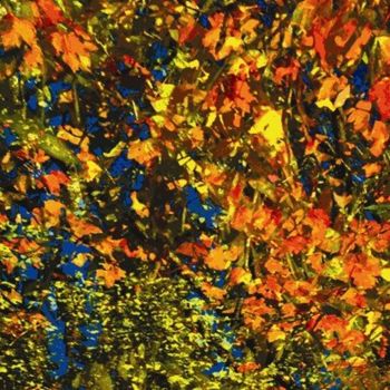 Digital Arts titled "Autumnly #13" by Kenneth Grzesik, Original Artwork, Digital Painting