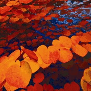 Digital Arts titled "Autumnly #14" by Kenneth Grzesik, Original Artwork, Digital Painting