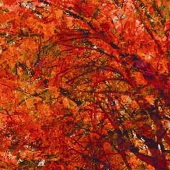 Grafika cyfrowa / sztuka generowana cyfrowo zatytułowany „Autumnly #40” autorstwa Kenneth Grzesik, Oryginalna praca, Malarst…