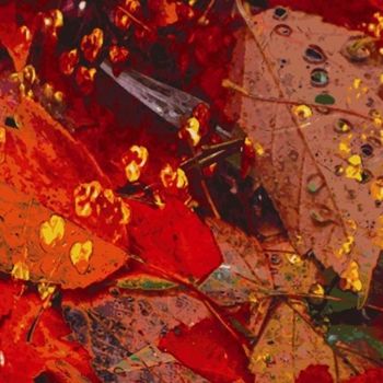 Digitale Kunst mit dem Titel "Autumnly #48" von Kenneth Grzesik, Original-Kunstwerk, Digitale Malerei