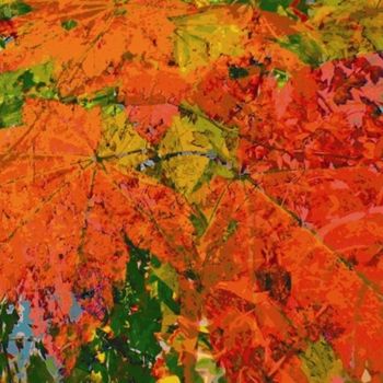 Цифровое искусство под названием "Autumnly #49" - Kenneth Grzesik, Подлинное произведение искусства, Цифровая живопись
