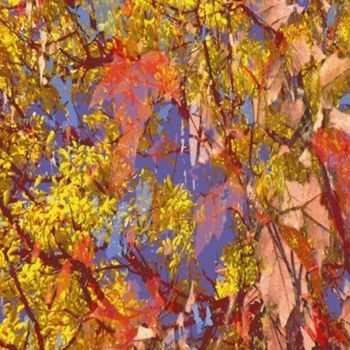 数字艺术 标题为“Autumnly #55” 由Kenneth Grzesik, 原创艺术品, 数字油画