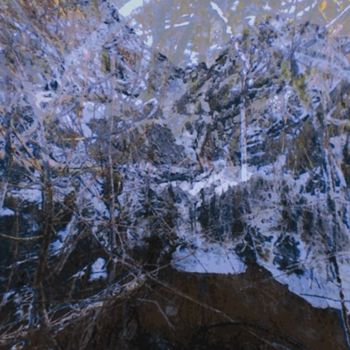 Digital Arts titled "Mountain Winter #10" by Kenneth Grzesik, Original Artwork, Digital Painting