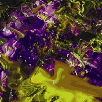 Digital Arts titled "Rhythms of Spring #3" by Kenneth Grzesik, Original Artwork, Digital Painting