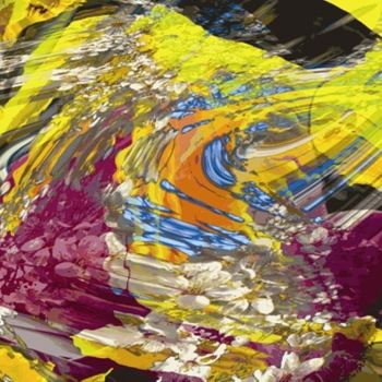 Arte digitale intitolato "Rhythms of Spring #…" da Kenneth Grzesik, Opera d'arte originale, Pittura digitale