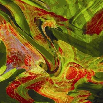 Digital Arts με τίτλο "Autumnation 4" από Kenneth Grzesik, Αυθεντικά έργα τέχνης, Ψηφιακή ζωγραφική