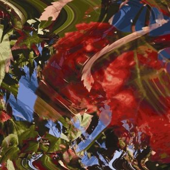 Digital Arts titled "Autumnation 10" by Kenneth Grzesik, Original Artwork, Digital Painting