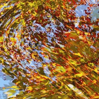 Digitale Kunst getiteld "Autumnation 14" door Kenneth Grzesik, Origineel Kunstwerk, Digitaal Schilderwerk